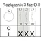 Łącznik krzywkowy łuk E25-13/5 IP-65 na kłódkę