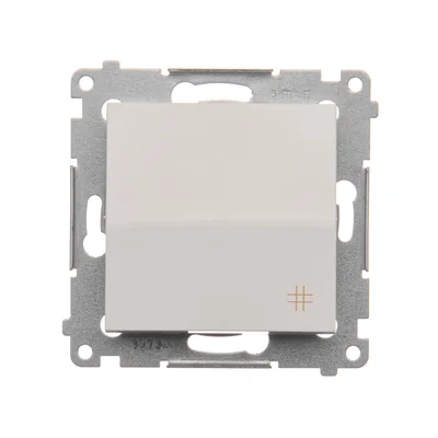 Łącznik krzyżowy (moduł) 10A 230V szybkozłącza biały