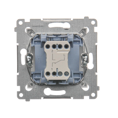 Łącznik schodowy (moduł) 10A 250V szybkozłącza biały