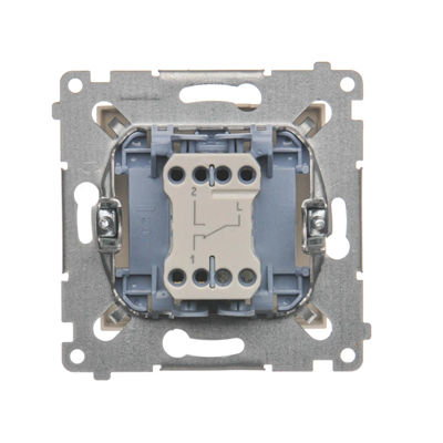 Łącznik schodowy (moduł) 10A 250V szybkozłącza krem