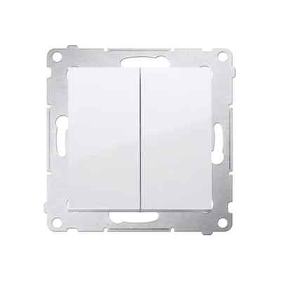 Łącznik świecznikowy (moduł) 16A 250V zaciski śrubowe biały
