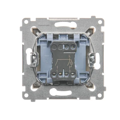 Łącznik świecznikowy z podświetleniem LED i do wersji (moduł) 230V, złoty metalik