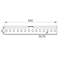 Ladder angle connector, LKDCH45 N