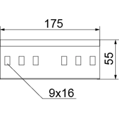 Ladder connector, LDCH50 N