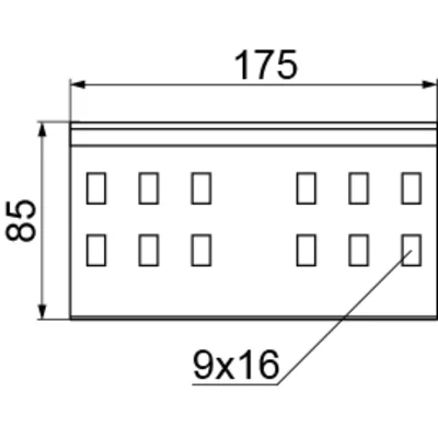 Ladder connector, LDCH80 N
