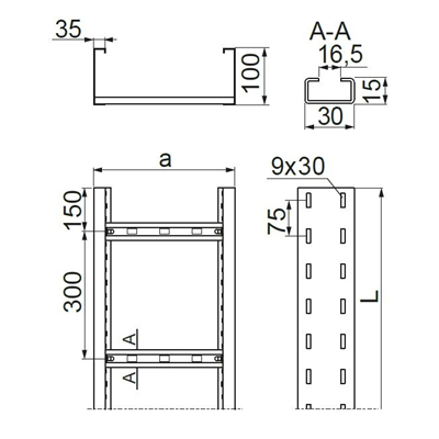 Ladder, DSP400H100/3