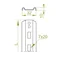 Ladder rung length 295mm