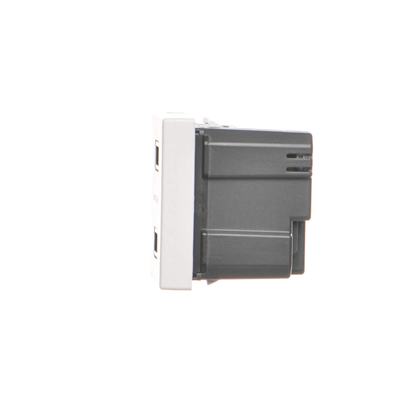 Ładowarka USB K45 2x USB 2.0 - A 5V DC 2,1A czysta biel