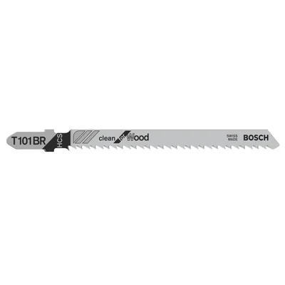 Lame de scie à bois pour scies sauteuses T 101 BR HCS CLEAN 5 pcs
