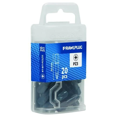 LAMES DE TORSION PZ3 25MM POZIDRIV3 3PCS BLISTER