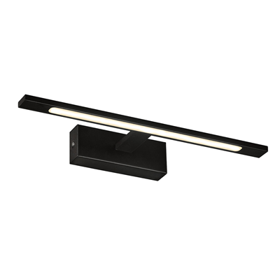 LAMIENA Aplique 41,5cm 12W 3000K 960lm LED integrado IP44 negro