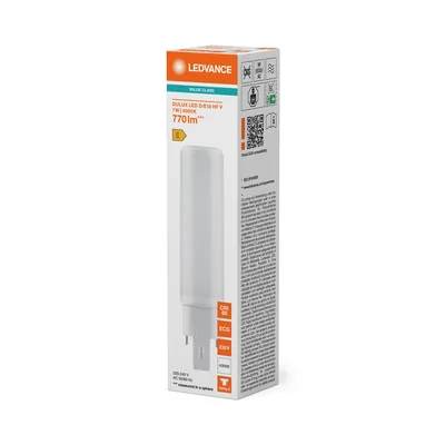 Lampa DULUX LED D/E18HF V 7W 840 G24Q-2 LEDV LEDVANCE