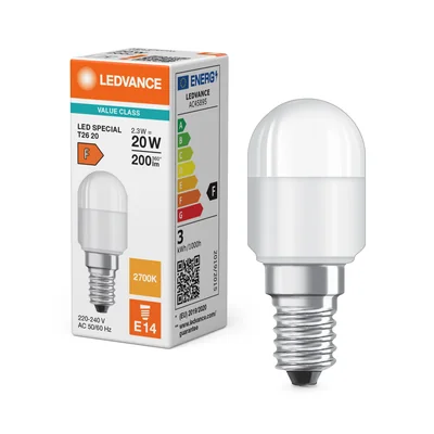 Lampa LED PERFORMANCE CLASS SPECIAL T26 FR 20 non-dim 2.3W/827 E14 LEDVANCE