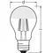 Lampa LED STAR CL A Filament szkło przezroczyste Mirror Silver 51 non-dim 6,5W 827 E27