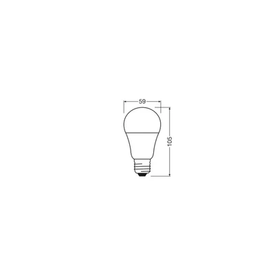 Lampa LED VALUE CLASSIC A 4.9W 840 Frosted E27