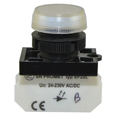 Лампа PROMET NEF22 біла, 24V-230V