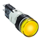 Лампа сигнальна жовта LED 12-24V кругла