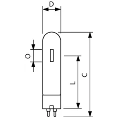 Lampa sodowa 50W, 2300lm, PG12-1