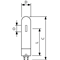 Lampa sodowa 50W, 2300lm, PG12-1