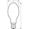 Lampada a scarica NAV E 100 SUPER 4Y 100 W E40