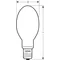 Lampada a scarica NAV E 100 SUPER 4Y 100 W E40