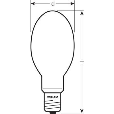 Lampada a scarica NAV E 250 SUPER 4Y 250 W E40