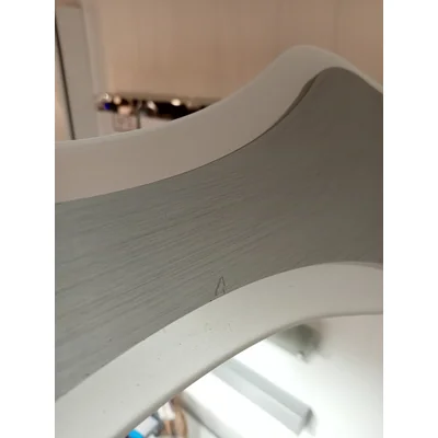 Lampada a sospensione da esposizione in grigio organico