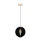Lampada a sospensione ORB E27 IP20 nera