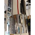 Lampada a sospensione Tuba 111 overhang, cromo, cavo rosso