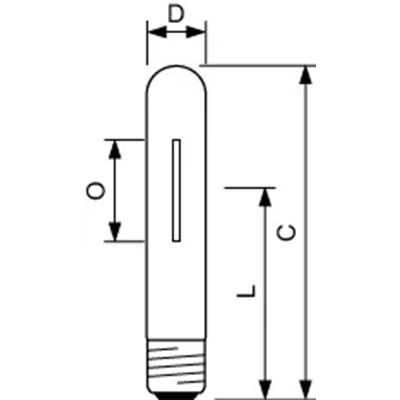 Lampada al sodio 100W, 10700lm, E40