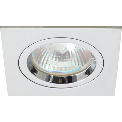 Lampada da incasso alogena, cromo