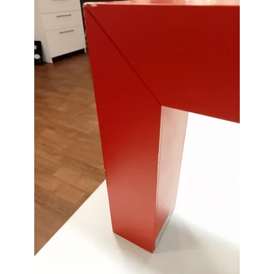 Lampada da parete Baset Display, rosso opaco
