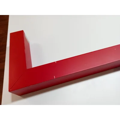 Lampada da parete Baset Display, rosso opaco