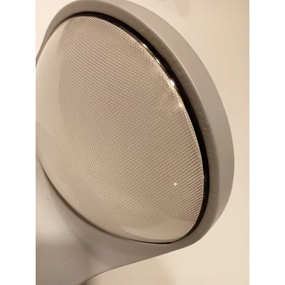 Lampada da parete con display Dusk Solar, grigia