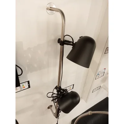 Lampada da parete Conrad nera