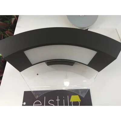 Lampada da parete espositiva per esterni Mosca antracite