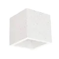 LAMPADA DA PARETE IN CEMENTO BLOCK G9 1X28W BIANCO