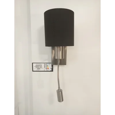 Lampada da parete Pasteri, nichel satinato