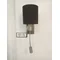 Lampada da parete Pasteri, nichel satinato