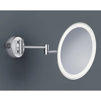 Lampada da parete per bagno cromata H20