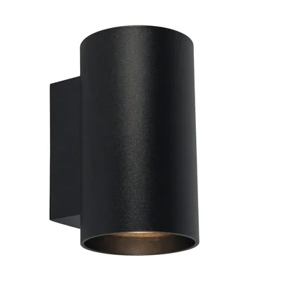 Lampada da parete Sandy WL rotonda nera