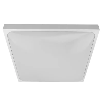 LAMPADA DA SOFFITTO 2xE27 N/T QUADRATA BIANCA