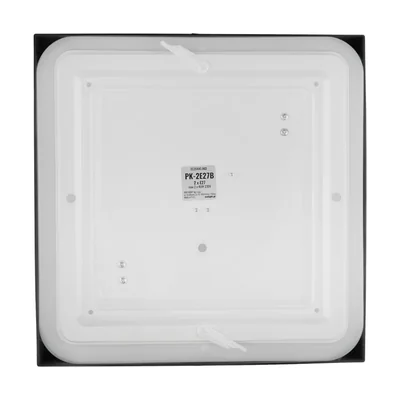 LAMPADA DA SOFFITTO 2xE27 N/T QUADRATA BIANCA