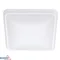 Lampada da soffitto a LED Doria 20W 4000K 2000LM IP20 quadrata con microfono e funzione di mezza paralume