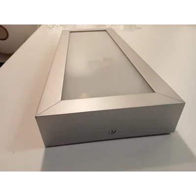 Lampada da soffitto BLOS, alluminio opaco