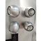 Lampada da soffitto con display Planet in alluminio