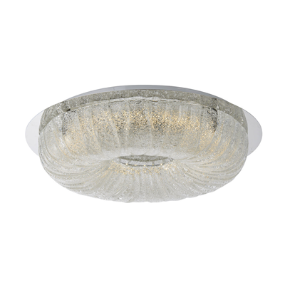 Lampada da soffitto Mercer Round cromata