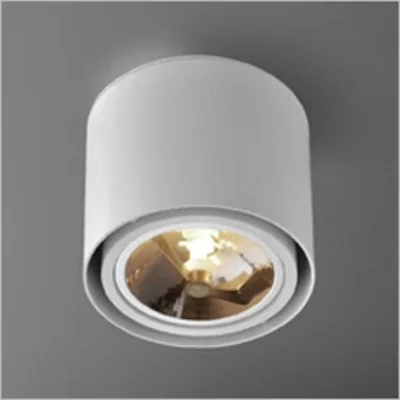 Lampada da soffitto Tuba 111x1 Distance, nero opaco