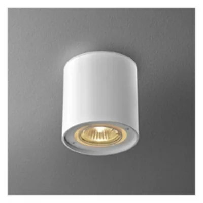 Lampada da soffitto Tuba 50 On bianco lucido