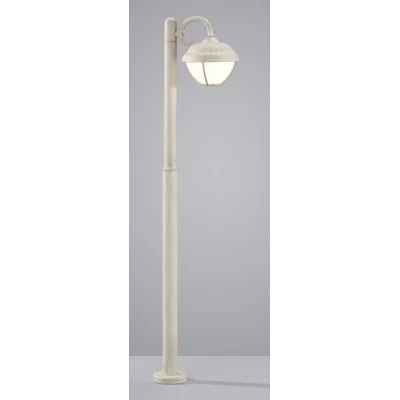 Lampada da terra da esposizione bianca anticata Verdon Outdoor